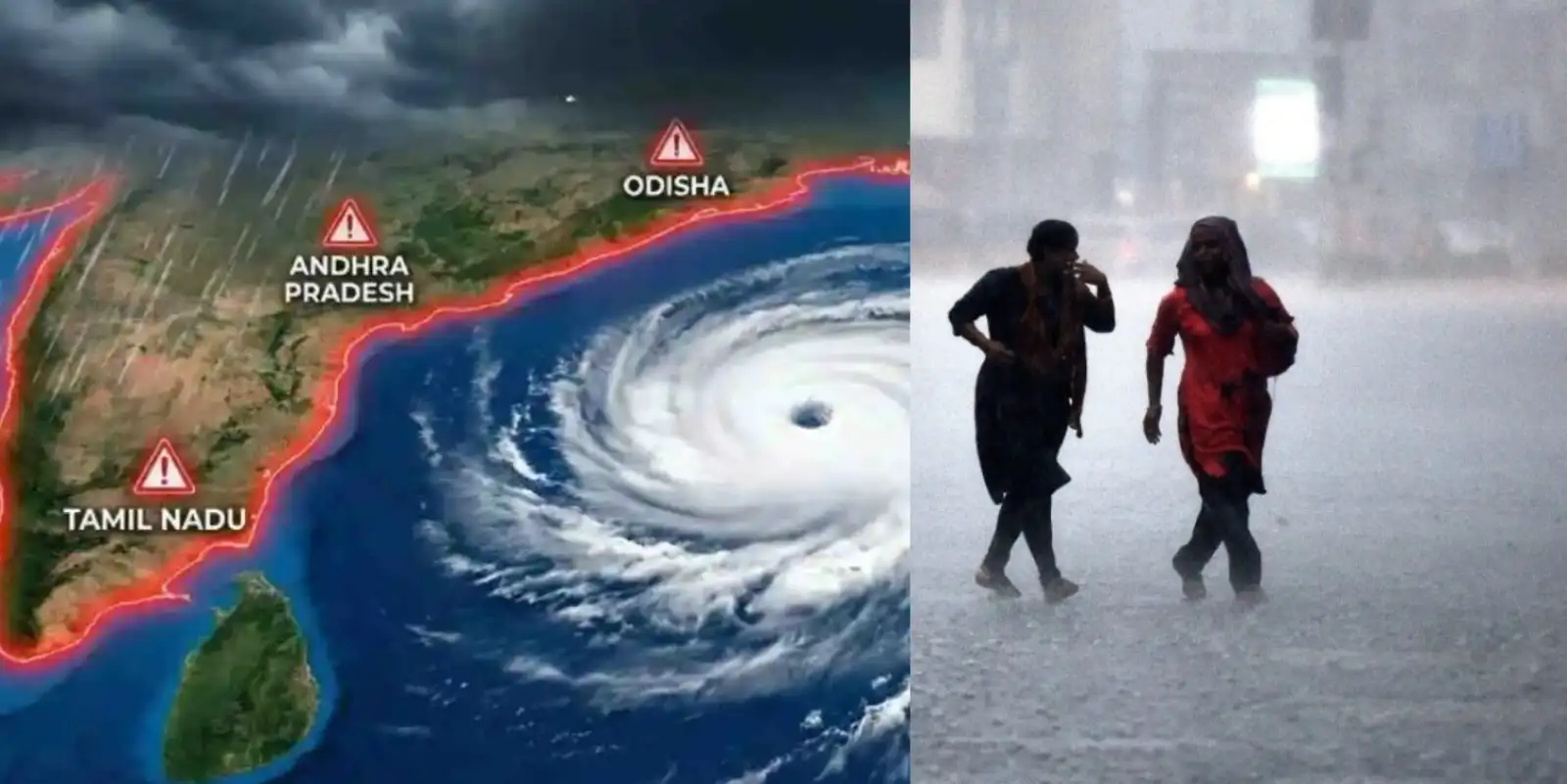 ചുഴലിക്കാറ്റ് ‘സെൻയാർ’ രൂപപ്പെട്ടു; തമിഴ്നാട് തീരത്ത് ശക്തമായ മഴയ്ക്കും കാറ്റിനും സാധ്യത