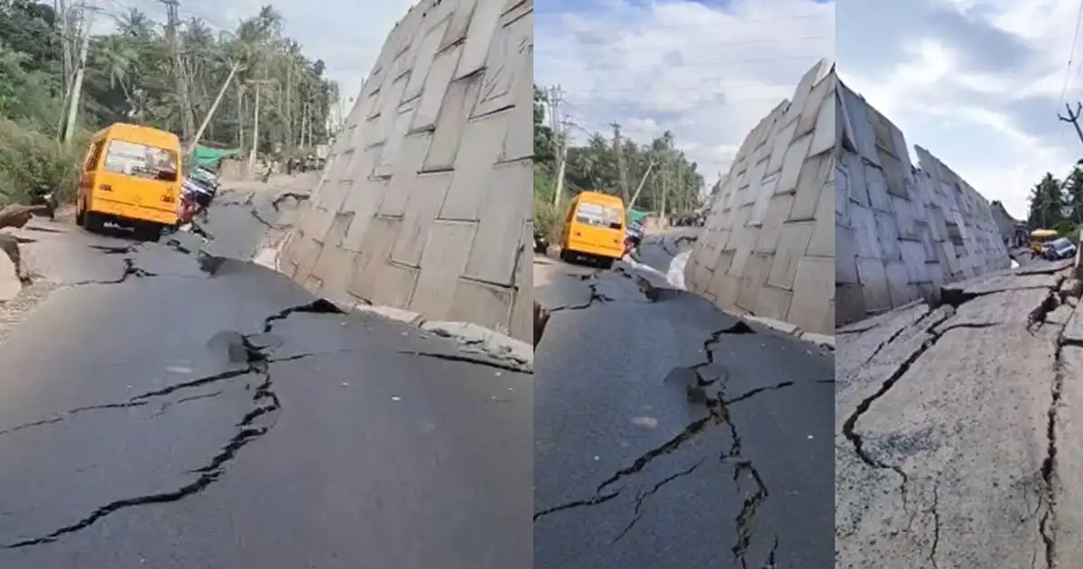 കൊല്ലത്ത് ദേശീയപാത ഇടിഞ്ഞ സംഭവം: കരാർ കമ്പനിക്ക് ഒരു മാസത്തെ വിലക്ക്, കരിമ്പട്ടികയിലാക്കാനും നീക്കം